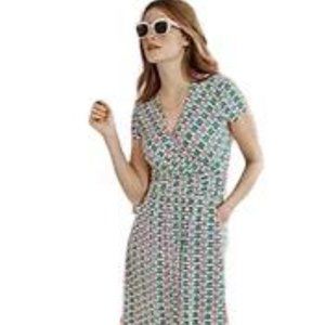 Boden Lola Frangipani Floral Midi Jersey Dress, Great Condition, Size 4P